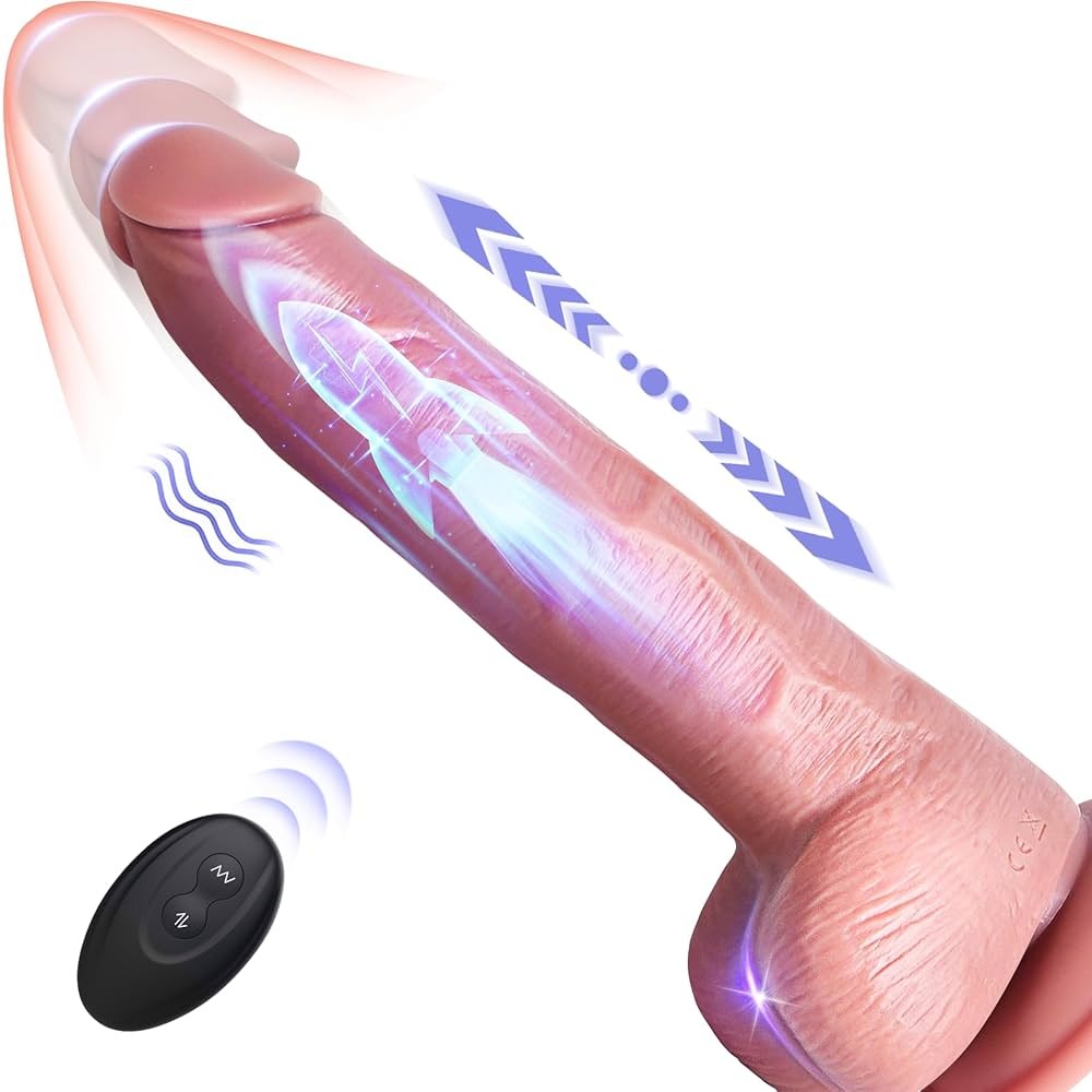 Silicone Thrusting Realistic Vibrating Dildo Price In Pakistan
