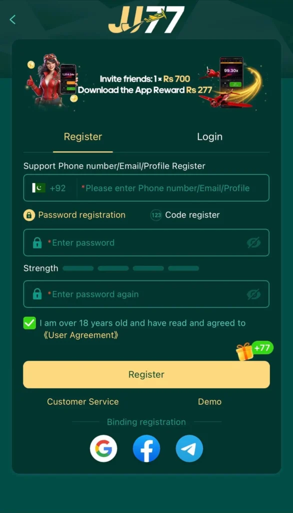 jj77 game login