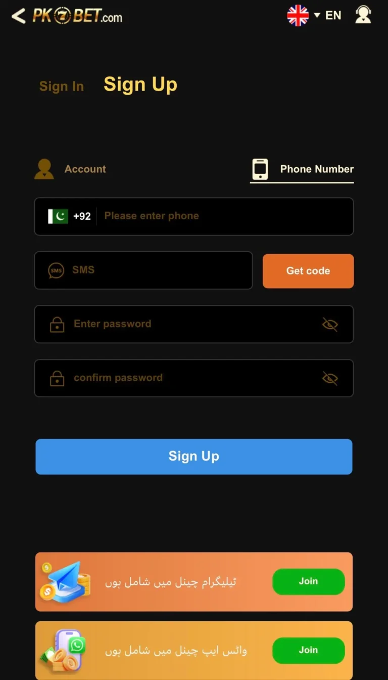 pk7bet game login